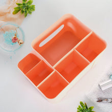 6-Compartment Desk Organizer – Multi-Function Storage for Tissue, Stationery, Remote & Mobile (Home/Office)