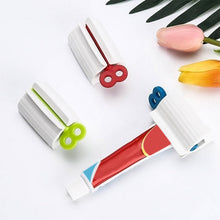 Rolling tube toothpaste squeezer in a sleek design for efficient use.