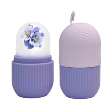 Beauty Ice Roller for Face & Eye Massage (Reusable, Purple)